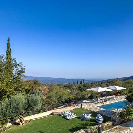 Horizon View With Pool, Garden, Parking Pano Lefkara